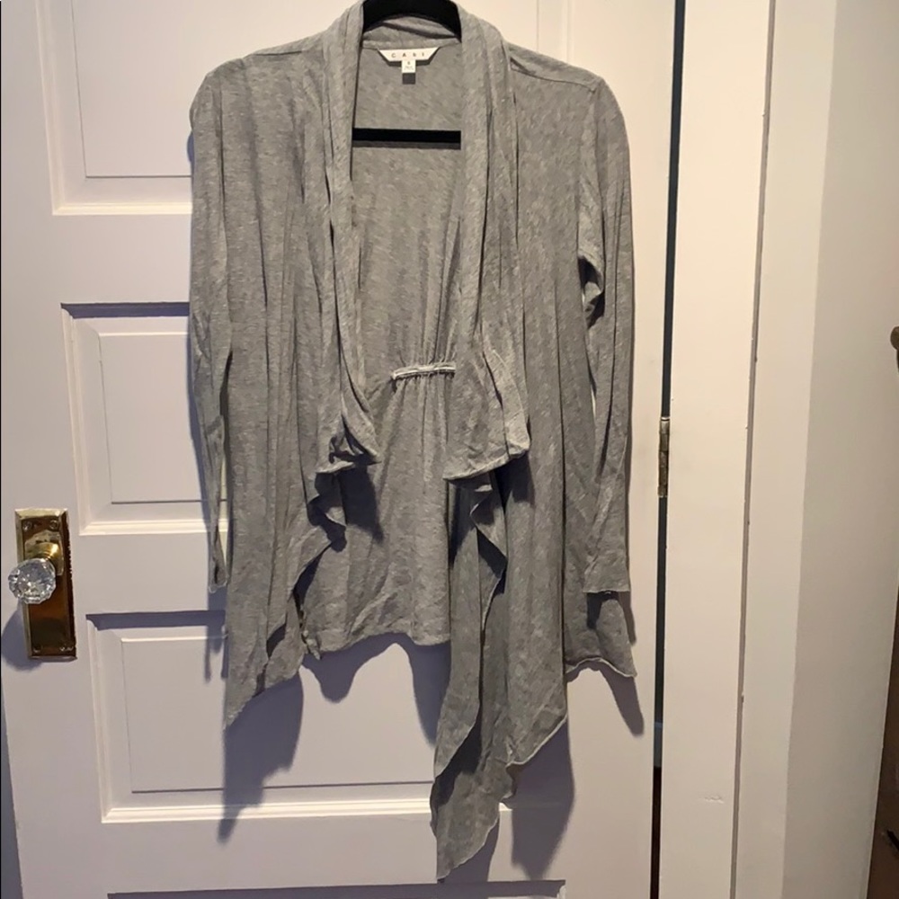 Light Gray Cotton Cardigan